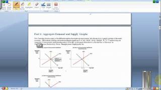 Aggregate Demand and Aggregate Supply Graphs [upl. by Chrisse]