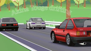 Akina Touge race amp drifting Initial D style  FR legends 2024 [upl. by Atenek]