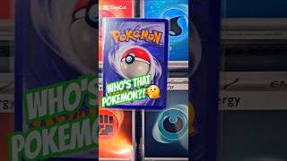 WHOS THAT POKEMON pokemon pokemoncards pokemontcg pikachu short shorts shortvideo like [upl. by Annauj]