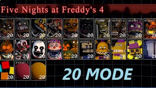 Ultra Custom Night  FNAF420 Mode Completed [upl. by Kent]