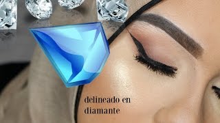 Delineado Diamante  Delineado Parpado caido [upl. by Sulrac568]