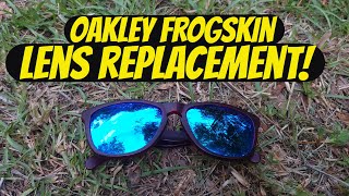 Oakley Frogskins Lens Replacement  Detailed 2024 Tutorial [upl. by Nee254]