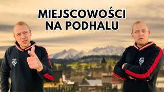 Miejscowości na Podhalu [upl. by Atiuqram571]