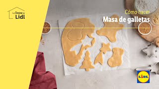 Cómo hacer masa de galletas 🍪⭐️  Recetas de Masas  Lidl España [upl. by Kravits]