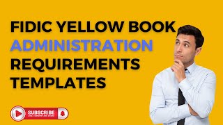 Tutorial Contract Administration template for FIDIC Yellow Book  design amp build contract [upl. by Viehmann]