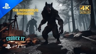 ABSOLUTELY TERRIFYING THE WEREWOLFS MASSACRE  Ultra Realistic Graphics RESIDENT EVIL VILLAGE 4K HDR [upl. by Mata]