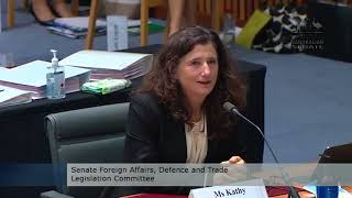 Senate Estimates  Department of Foreign Affairs amp Trade  What is a Woman [upl. by Lucas]