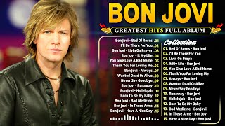 Bon Jovi Greatest Hits Playlist Full Album  Best Classic Rock Songs Collection Of All Time [upl. by Dafna]