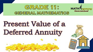 PRESENT VALUES OF DEFERRED ANNUITY [upl. by Adnilreh10]