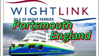 Wightlink Ferries Portsmouth England [upl. by Rufe967]