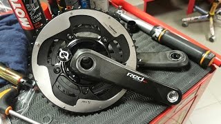 Quarq Red Dzero first look and installation [upl. by Anhsirk]