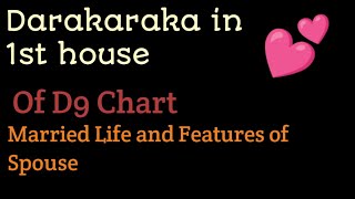 Darakaraka in 1st house of D9 chart [upl. by Losse]