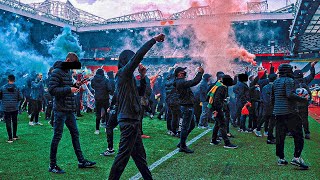 Glazers Out Protest Manchester United Fans Storm Old Trafford Ahead Of Liverpool [upl. by Aerehs432]