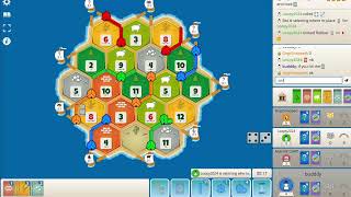 Top Ranked Catan Player  Struggles Without Ore [upl. by Enom]