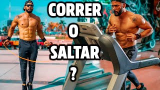 Que quema mas calorias correr VS saltar la cuerda [upl. by Nollahp202]