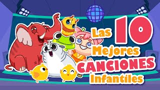 🎵🐾 10 Canciones Infantiles Animadas en Español – Las Más Divertidas y Bailables 🌟 [upl. by Ttennej]