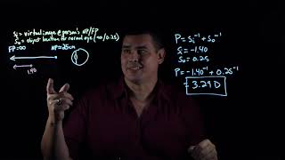 Vision Correction Problem Solving Near Point Far Point Lens Power Myopia Hyperopia [upl. by Enrique]