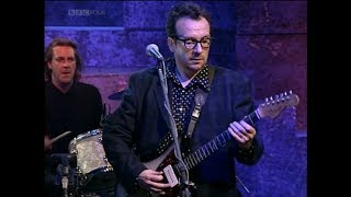 Elvis Costello quotWatching The Detectivesquot live BBC 1996 HD [upl. by Rebmik526]