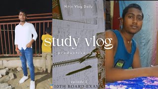 DAY2  STUDY VLOG COMPLETE MATHS AND SCIENCE CHAPTER 3NITIN VLOG DAILY [upl. by Robinetta]