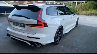 Volvo V60 Stainless Steel Cutout Exhaust System [upl. by Cianca]