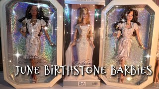 June Birthstone Barbies and Beauties Miss Pearl Doll Review  Adult Collector [upl. by Yelraf]