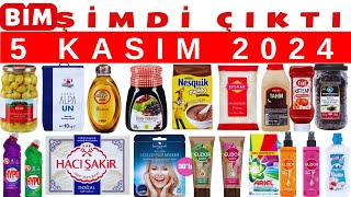 BİM 5 KASIM 2024  GIDA İNDİRİMLERİ  BİM KOZMETİK ÜRÜNLER  BİM MARKET  BİM AKTÜEL [upl. by Mccreery]