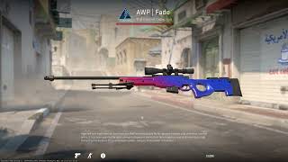 AWP Fade CS2 Skin Inspect [upl. by Seaman]