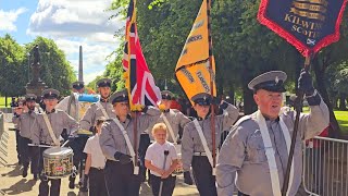 Abbey Star Flute Band Kilwinning  Camlachie Loyal Star 20th AnniversaryLarkhall Somme Association [upl. by Aikemat]