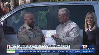 Antero Resources donates truck to Camp Mountaineer [upl. by Etnuad]