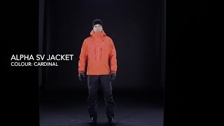 Arcteryx – Mens Alpha SV Jacket – Cardinal [upl. by Midis]