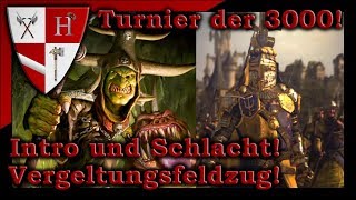 Vergeltungsfeldzug 2v2 Grünhäute vs Bretonen  Turnier der 3000  Total War Warhammer 2 [upl. by Colbye]