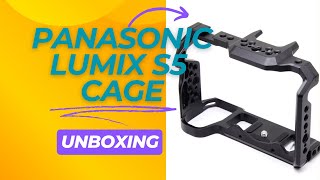 Panasonic Lumix S5 Cage Unboxing amp First Look [upl. by Yremogtnom]