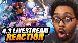 43 LIVESTREAM REACTION NAVIA EGERIA LORE FESTIVAL  Genshin Impact [upl. by Lever]