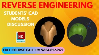 HINDI  87 Live Session CAD Modeling  Reverse Engineering NX Course Call 91 9654 81 6262 [upl. by Wagshul700]