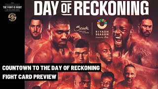 RIYADH SEASON COUNTDOWN FIGHT CARD PREVIEW [upl. by Zhang699]