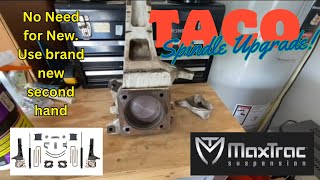 Tacoma 3rd Gen Lift Prep Part 2  Spindles  Daddyzworkshop [upl. by Aroved]