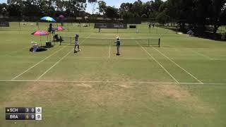 Schoolkate Tristan v Braithwaite Thomas  M25 Swan Hill 2°set [upl. by Placido]