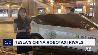 Riding Baidus selfdriving robotaxi [upl. by Othello]