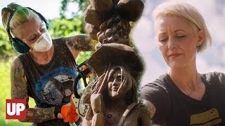 Chainsaw Carver Extraordinaire Griffon Ramsey  HUMAN [upl. by Zonda490]