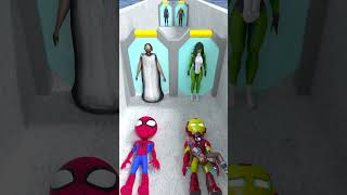 Kiss Run Spiderman vs Ironman In Barry Prison gta spiderman [upl. by Oryaj940]