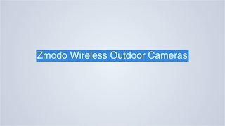 Zmodo 720p HD Wireless Outdoor Camera [upl. by Latona338]