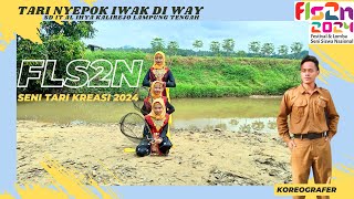 TARI NYEPOK IWAK DI WAY SD IT ALIHYA [upl. by Etnuaed]