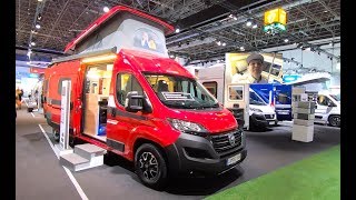 HYMERCAR YOSEMITE HYMER RV CAMPER NEW MODEL 2019 FIAT DUCATO CAMPERVAN WALKAROUND AND INTERIOR [upl. by Zilvia]