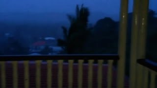 Raw Fiji Hit by Powerful Cyclone Winston [upl. by Esilahc]