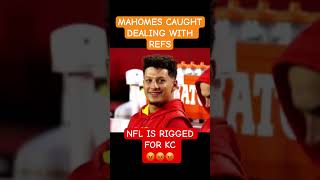 MAHOMES CAUGHT ON HOT MIC riggednfl [upl. by Calabresi]