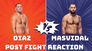 Nate Diaz vs Jorge Masvidal Reaction [upl. by Ahsinom]