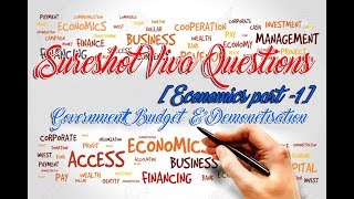 Demonetisation Sure shot Viva Questions Economics Part1 B [upl. by Araid]