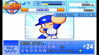 【マイライフ】ケチッ！！野手編【実況パワフルプロ野球12】24完？ [upl. by Cummins]