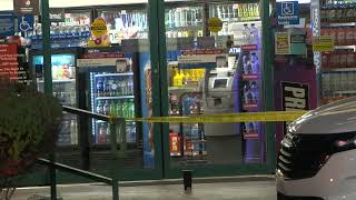 LIVE Gas Station Attendant Beaten in Robbery Attempt [upl. by Ynneb]