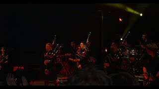 Red Hot Chili Pipers  Dont Stop Believing  Hebridean Celtic Festival in Stornoway Scotland [upl. by Nylkoorb]